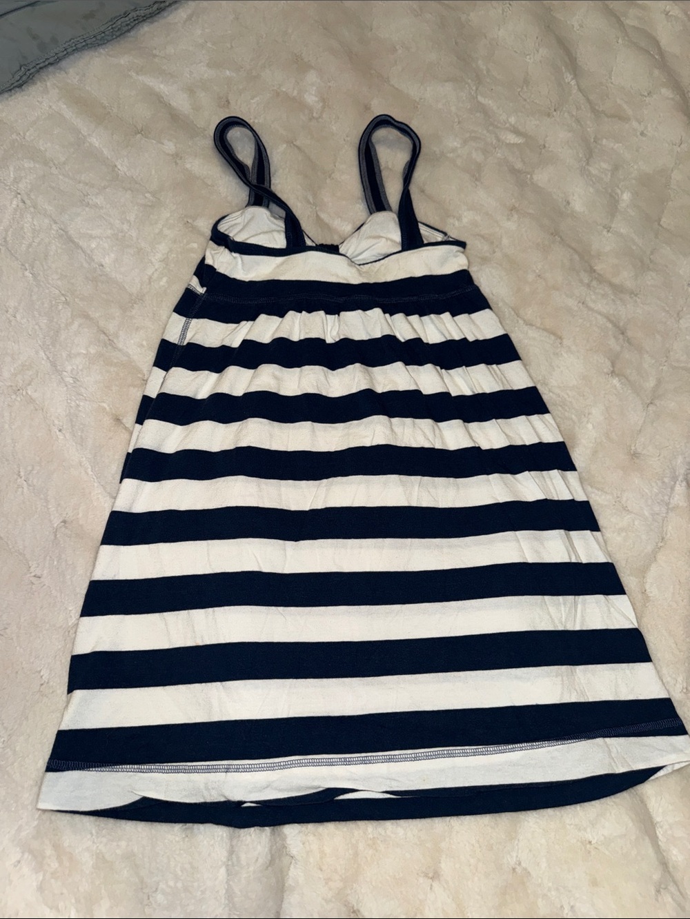 PINK Victoria's Secret Navy and White Striped Mini Dress - Picture 6 of 7